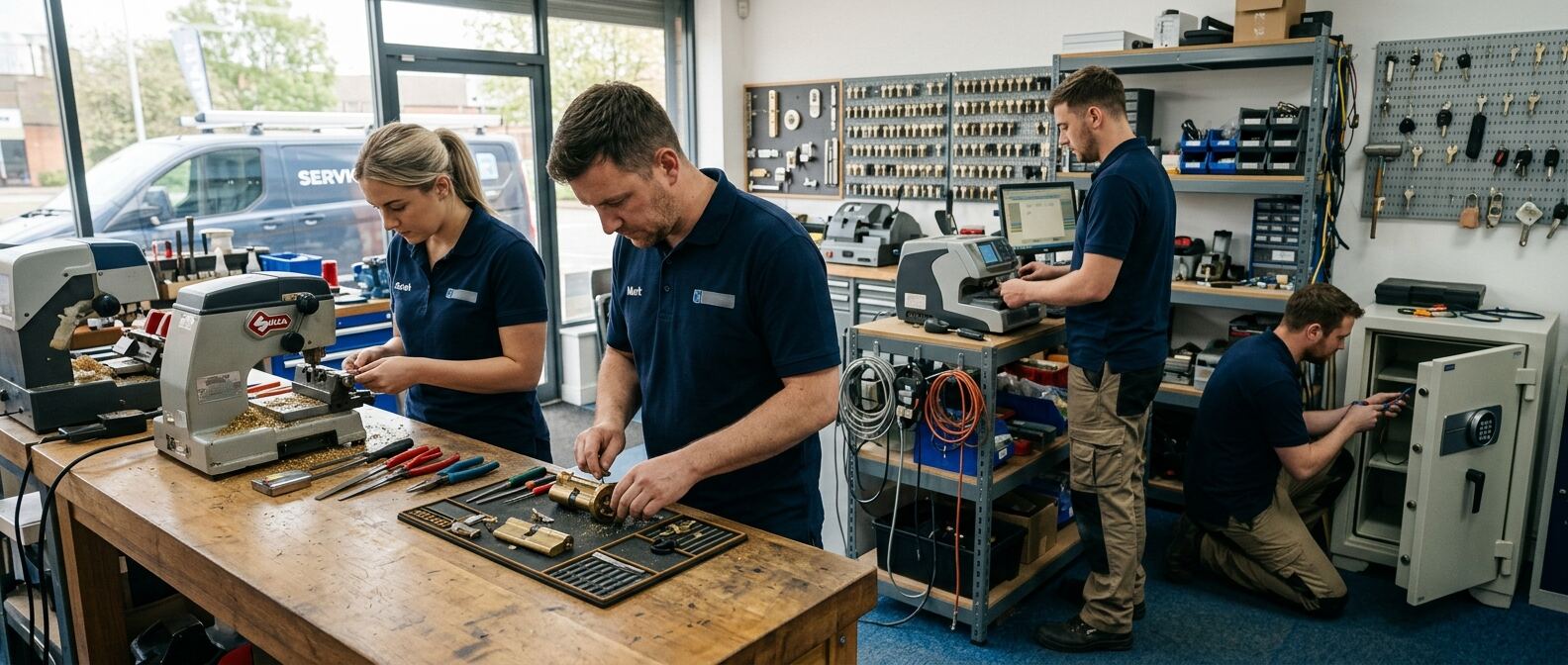 Auto Locksmith Near Me services team